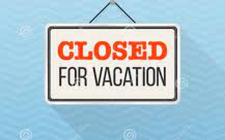 closed vacation